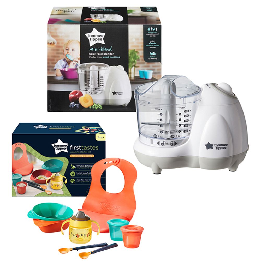 Tommee Tippee - Mini Blend Baby Food Blender And Weaning Kit