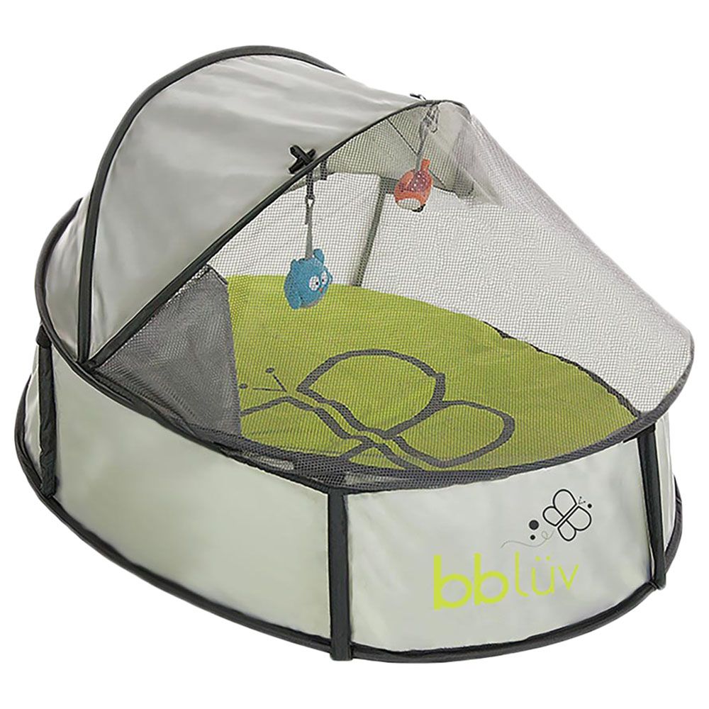 BBLuv - Nido Mini 2-in-1 Travel Bed & Play Tent - Grey