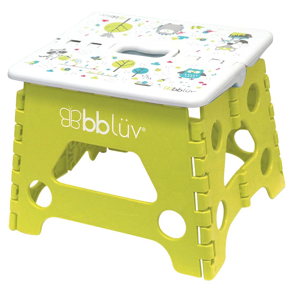 Bbluv - Step - Foldable Step Stool - Lime