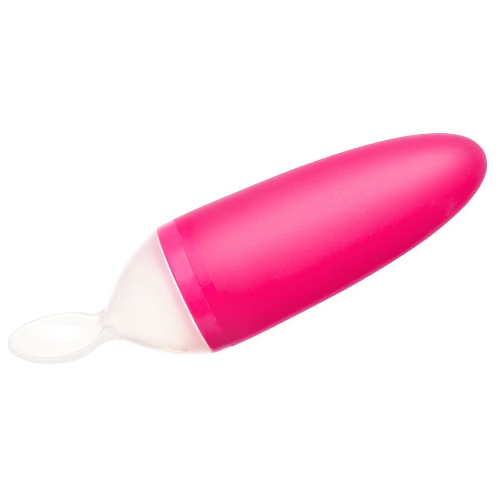 Boon - Squirt Silicone Baby Food Dispensing Spoon - Pink