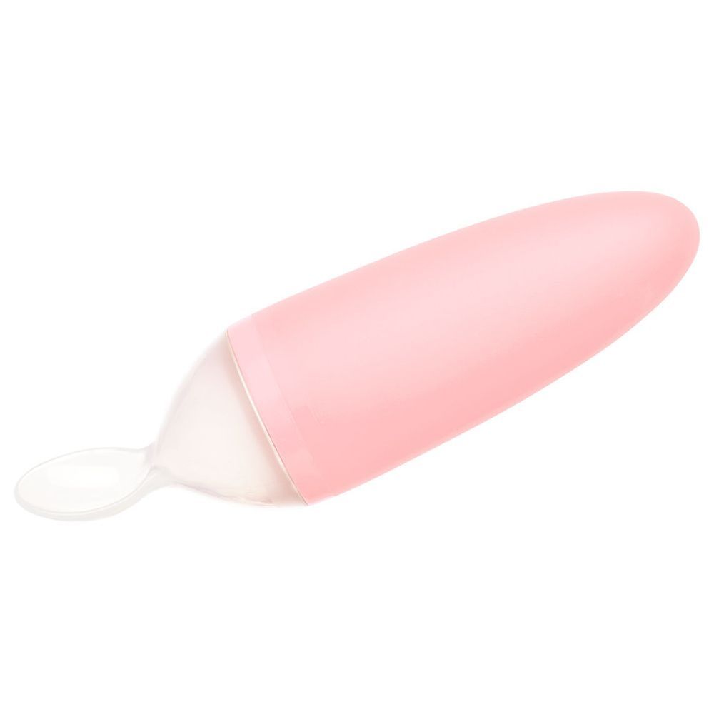 Boon - Squirt Silicone Baby Food Dispensing Spoon - Light Pink