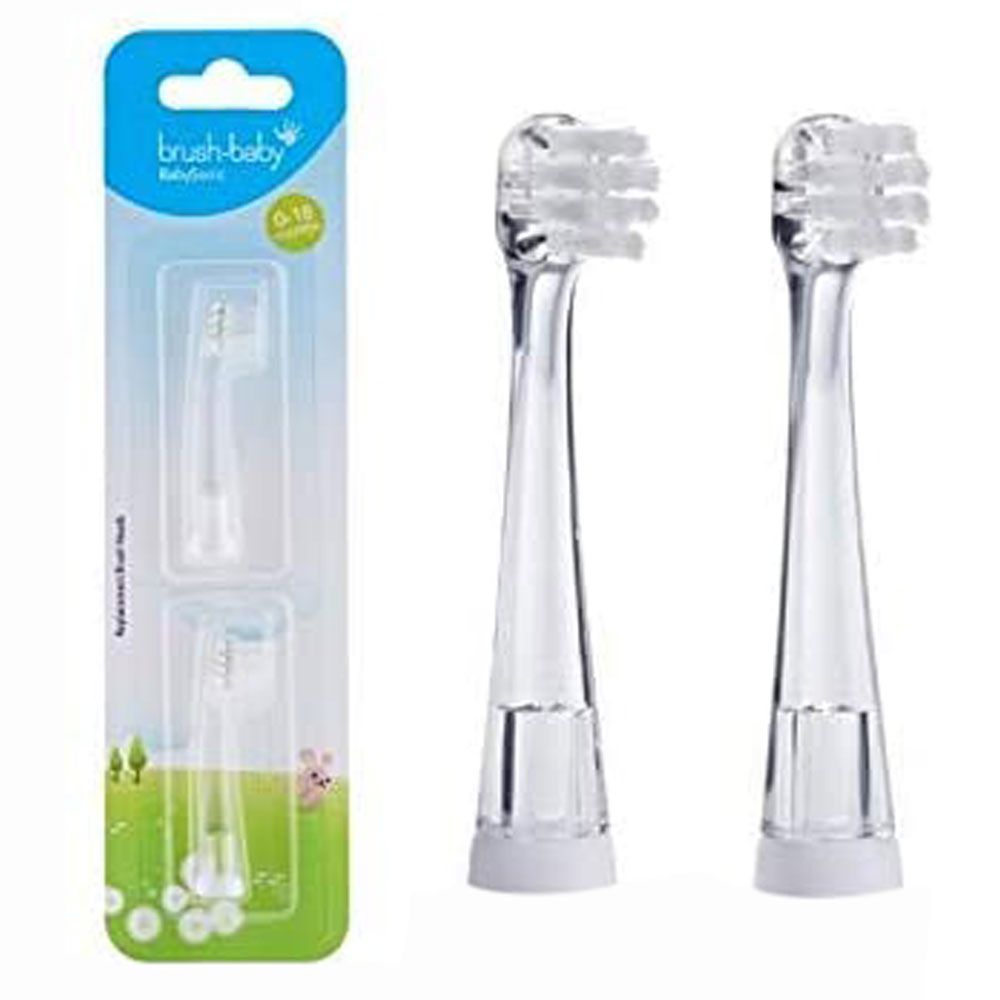 Brush Baby - Baby Sonic Replacement Brush Heads Pack Of 2 