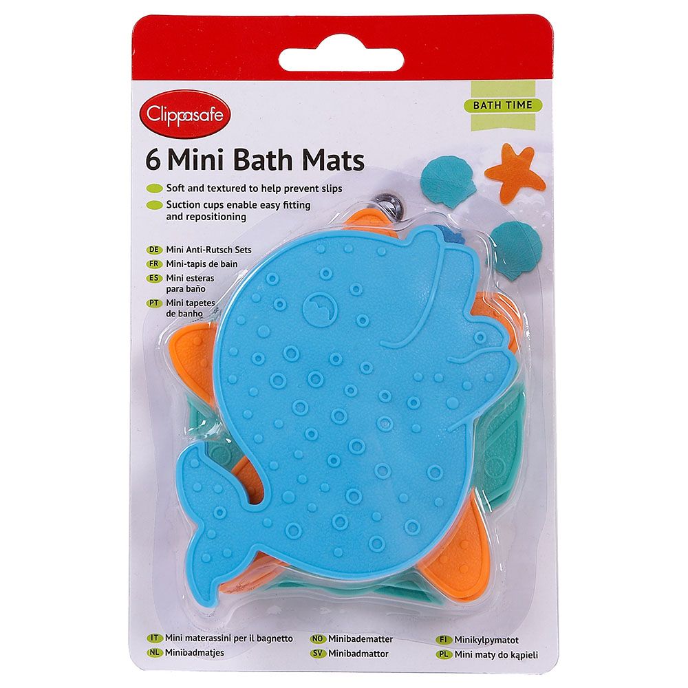 Clippasafe Mini Bath Mats - Pack Of 6