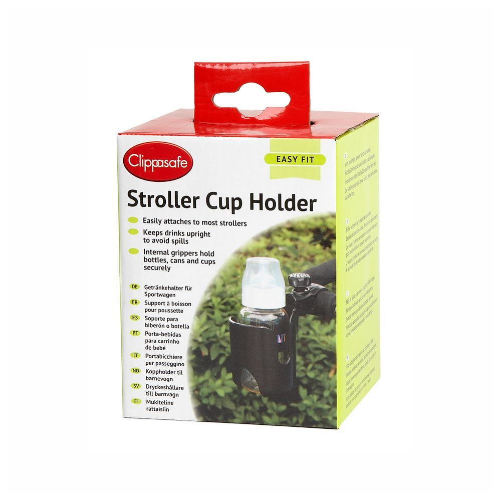 Clippasafe - Stroller Cup Holder - Black