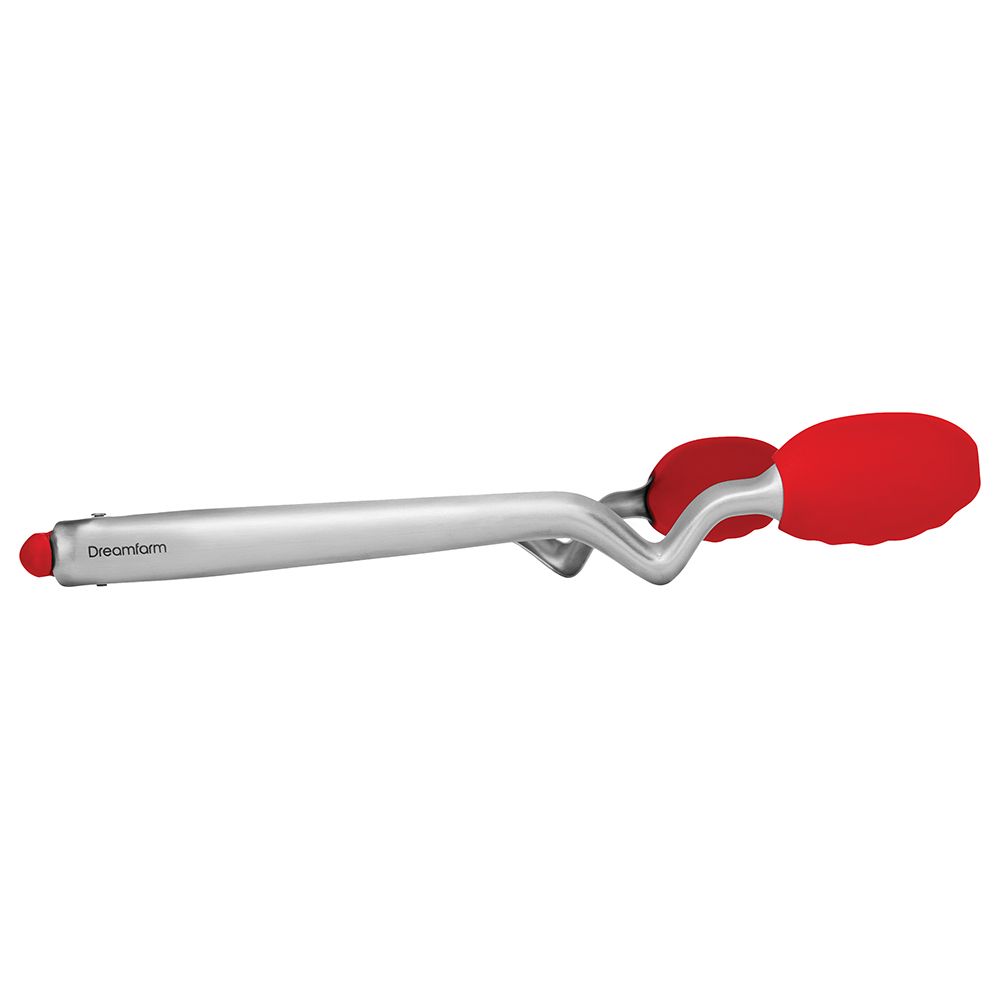 Dreamfarm - Clongs 12-inch Stainless Steel Tongs - Red