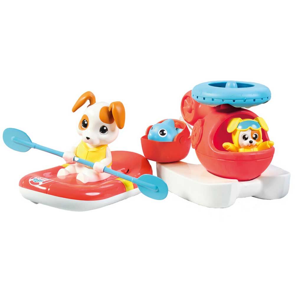 Tomy Toomies - Sea Set Floating Helicopter and Rescue Raft Bundle