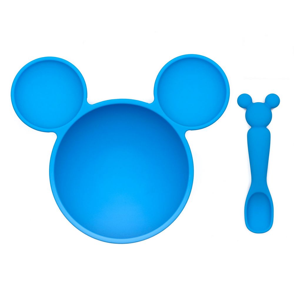 Bumkins - Mickey Mouse Blue First Feeding Set