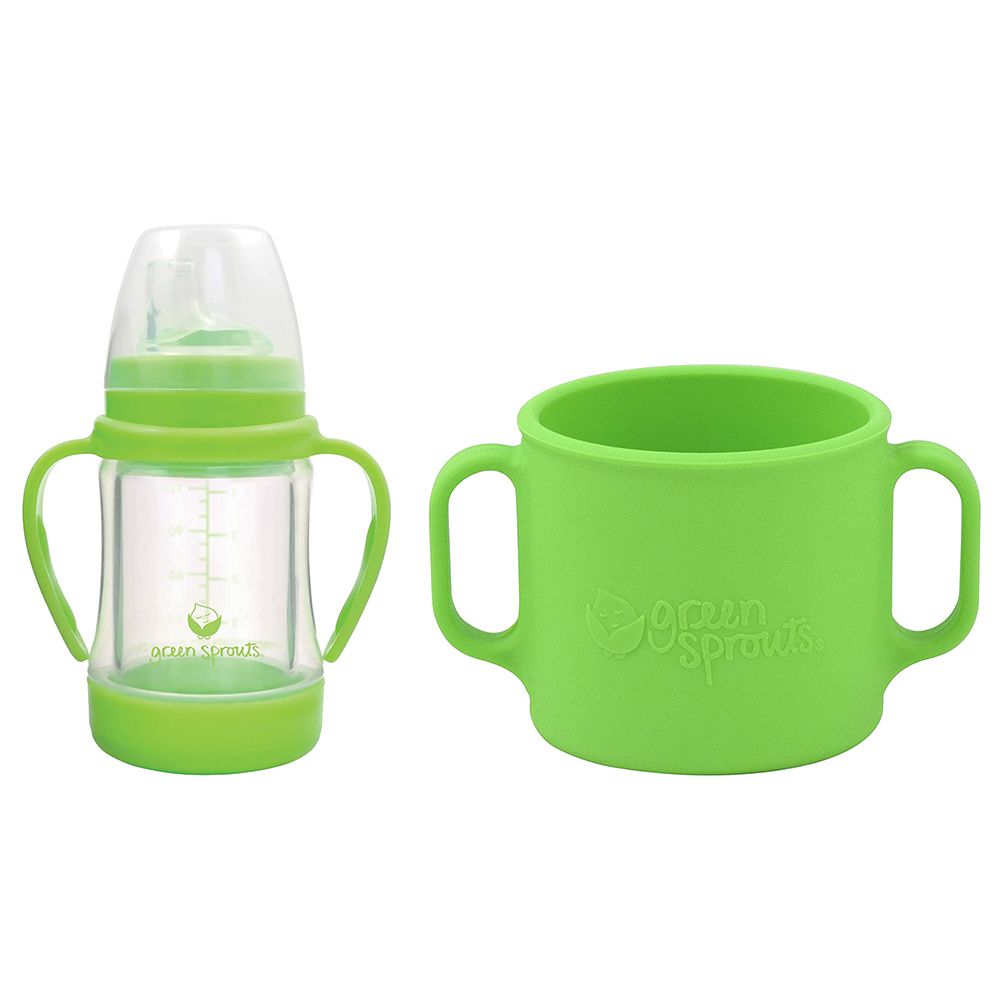 Green Sprouts - Sip & Straw Cup & Learning Cup - Green