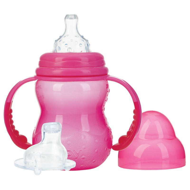 Nuby - Training bottle With Wide Neck 240ml - Pink