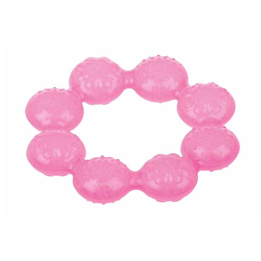 Nuby - Soothing Icybite Teether Ring - Pink