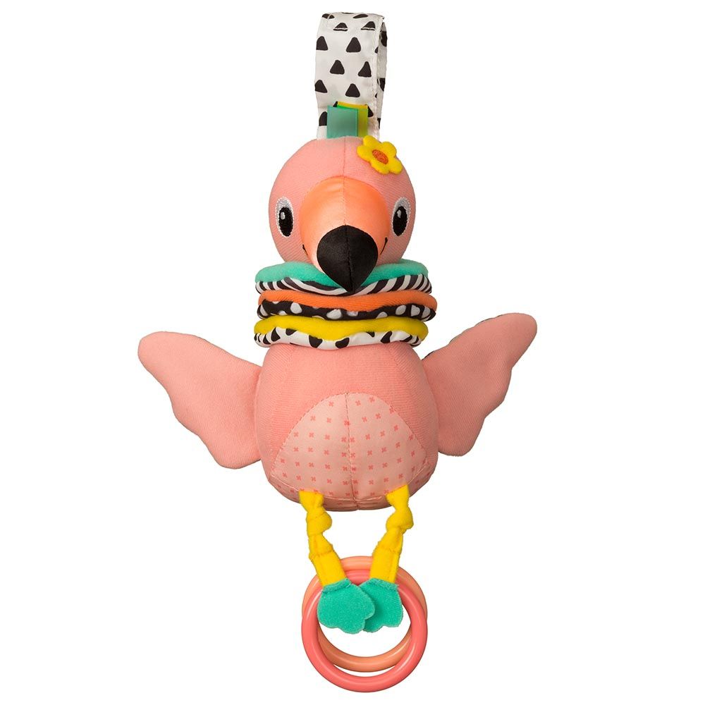 Infantino - Hug & Tug Musical Flamingo - Pink