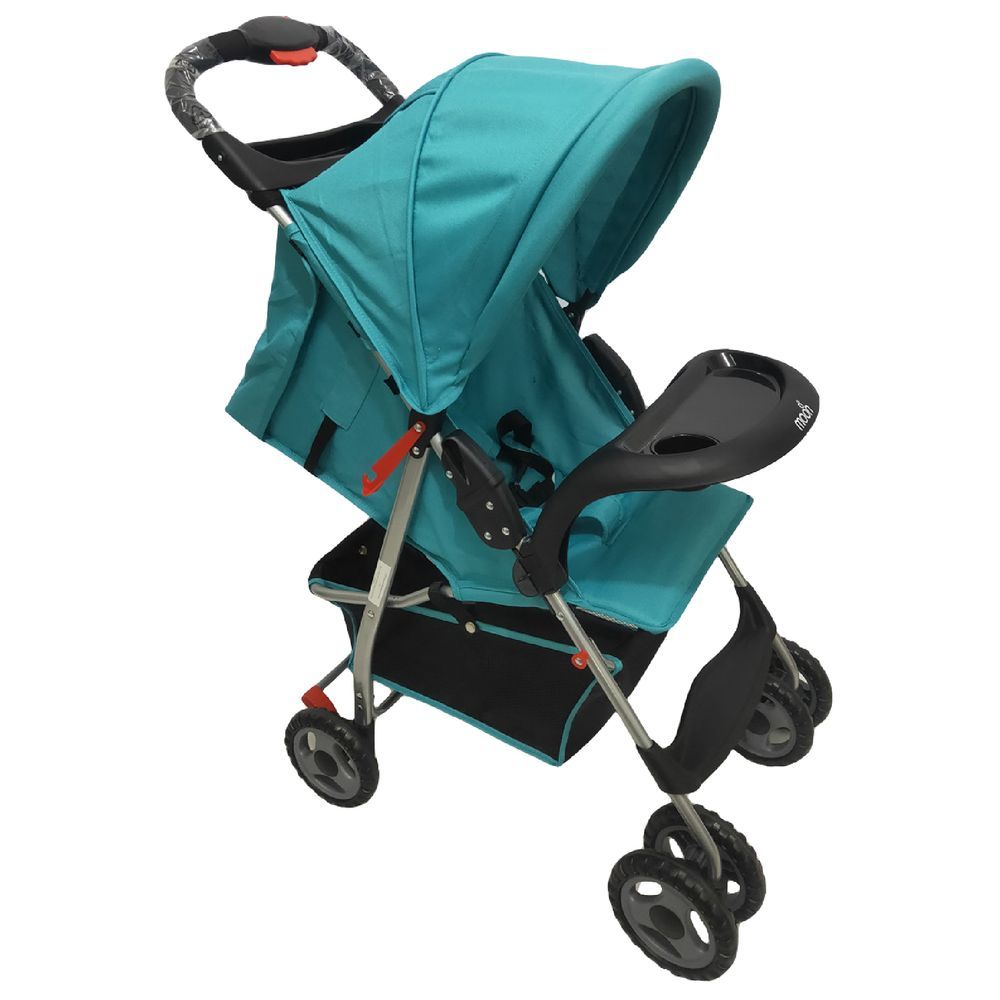 Moon - Bezik One Fold Stroller - Cyan Blue