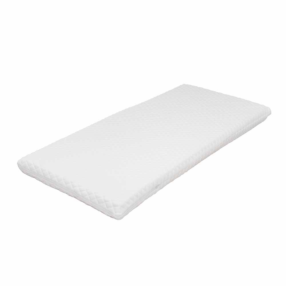 Moon - Washable Toddler Quilted Crib Mattress - White