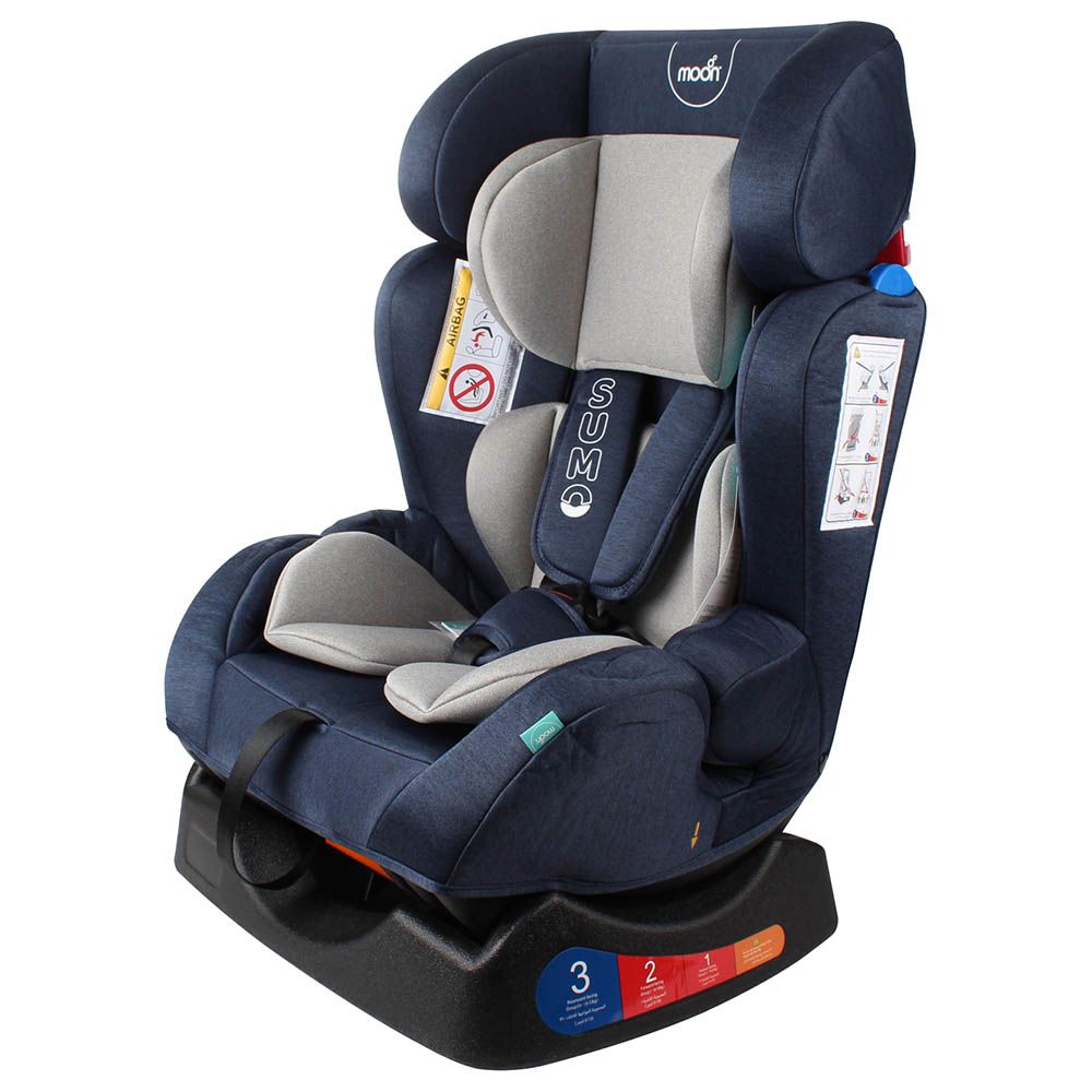 Moon - Sumo Car Seat - Group 0/1/2 - Navy Blue