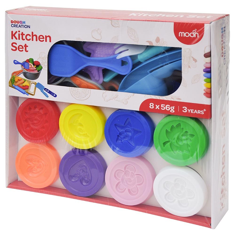 Moon - Dough Creations Kitchen Set - 8pcs - 56g