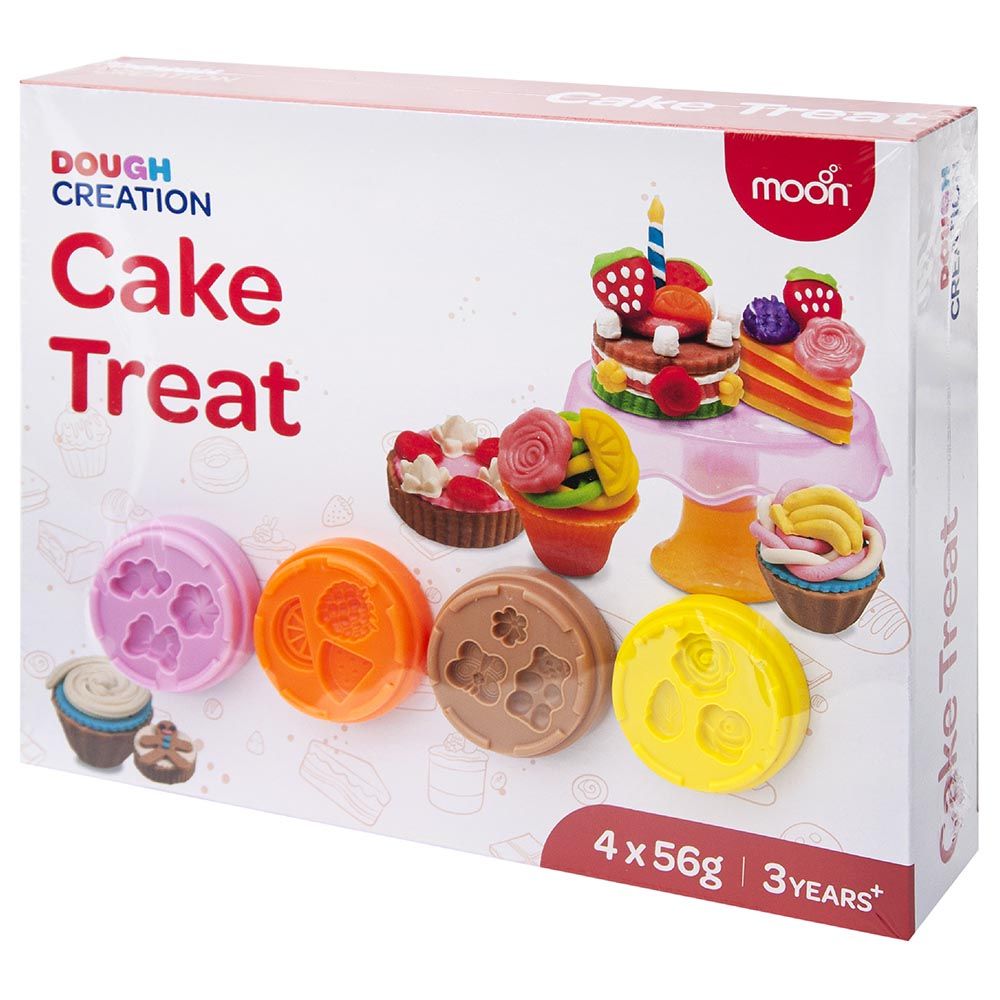 Moon - Dough Creation Cake Treat Set - 4pcs - 56g