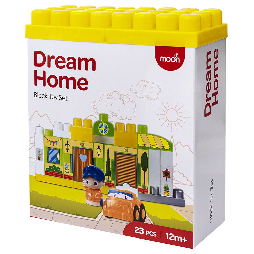 Moon - Dream Home Building Block Toy Set - 23pcs