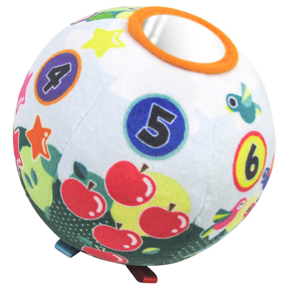 Moon - Soft Activity Ball W/ Rattle - Numbers