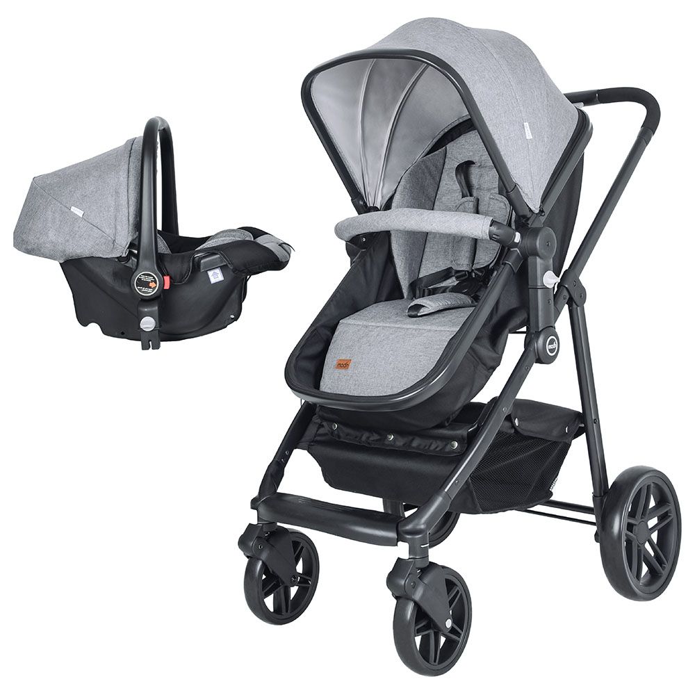 Moon - Tres 3-In-1 Travel System - Light Grey