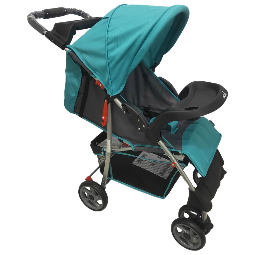 Moon - Trek One Fold Travel Baby Stroller - Sea Blue