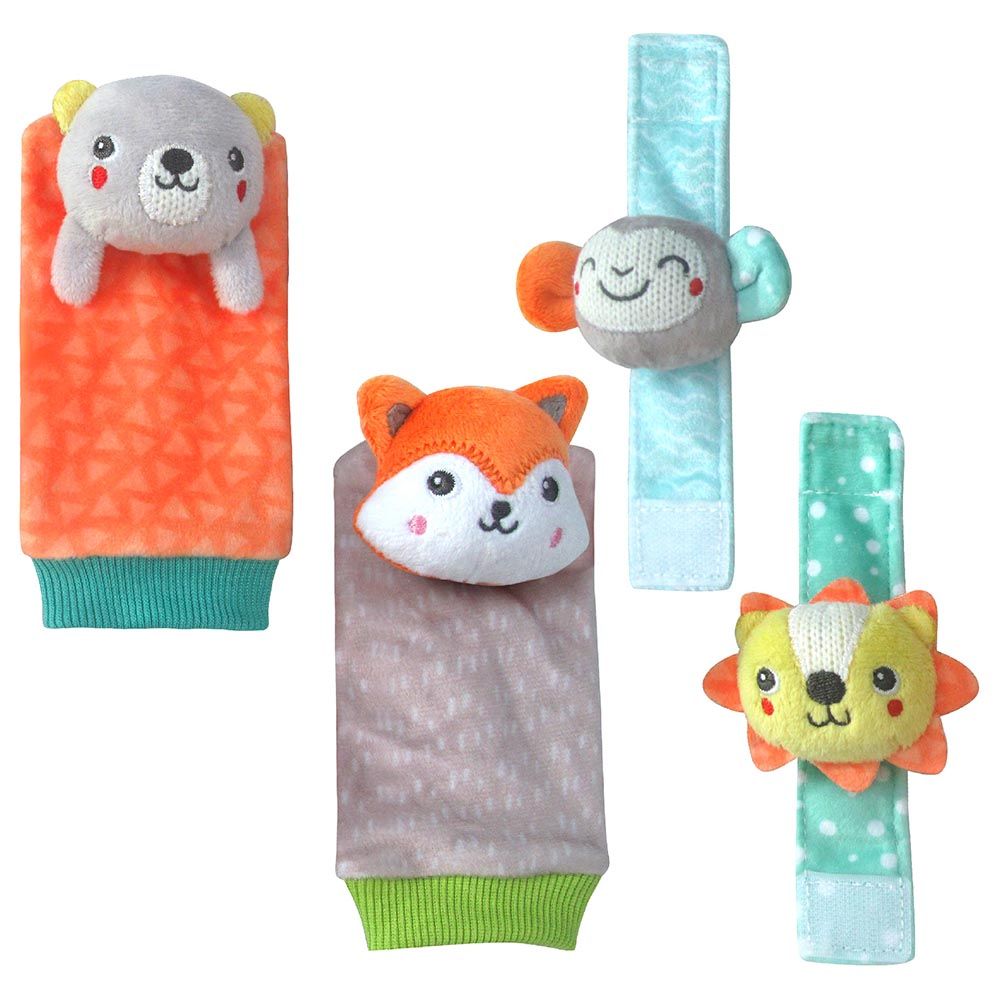 Moon - Foot And Wrist Rattle - 4Pcs