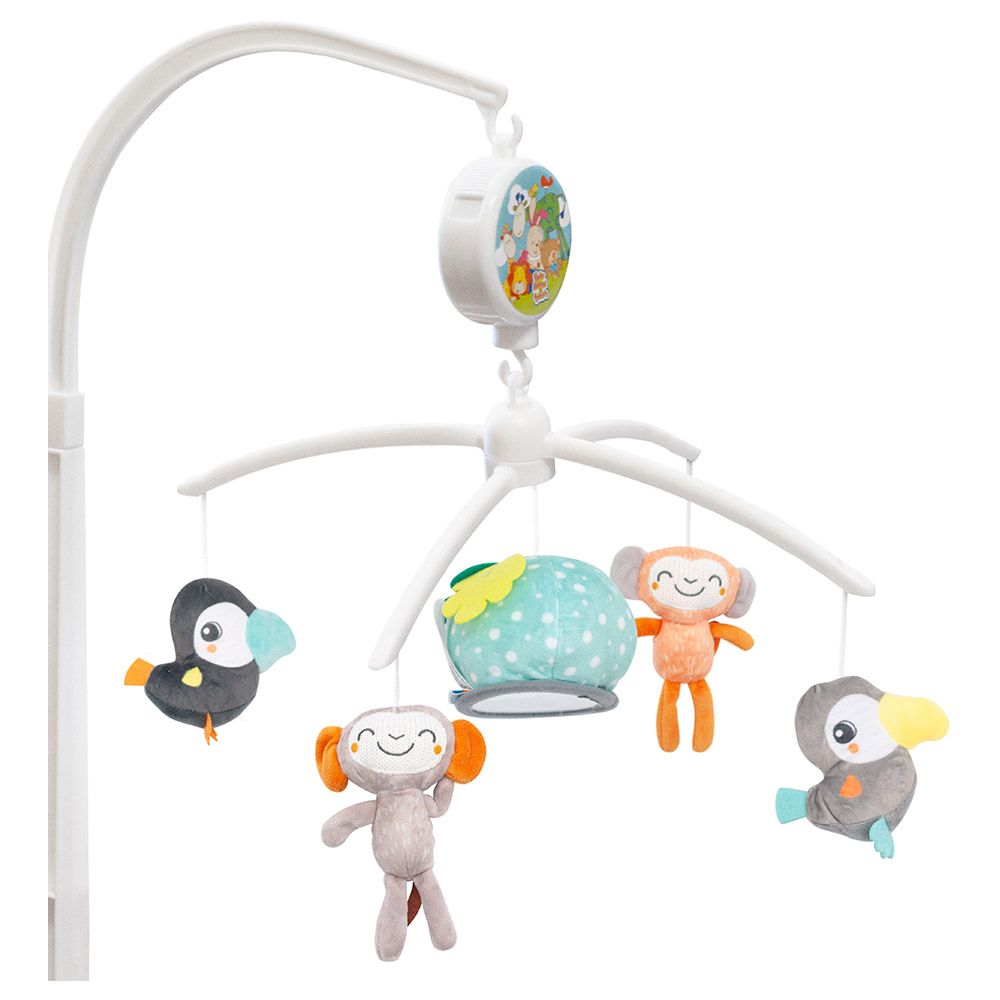 Moon - Jungle Friends Musical Mobile Baby Soft Toy