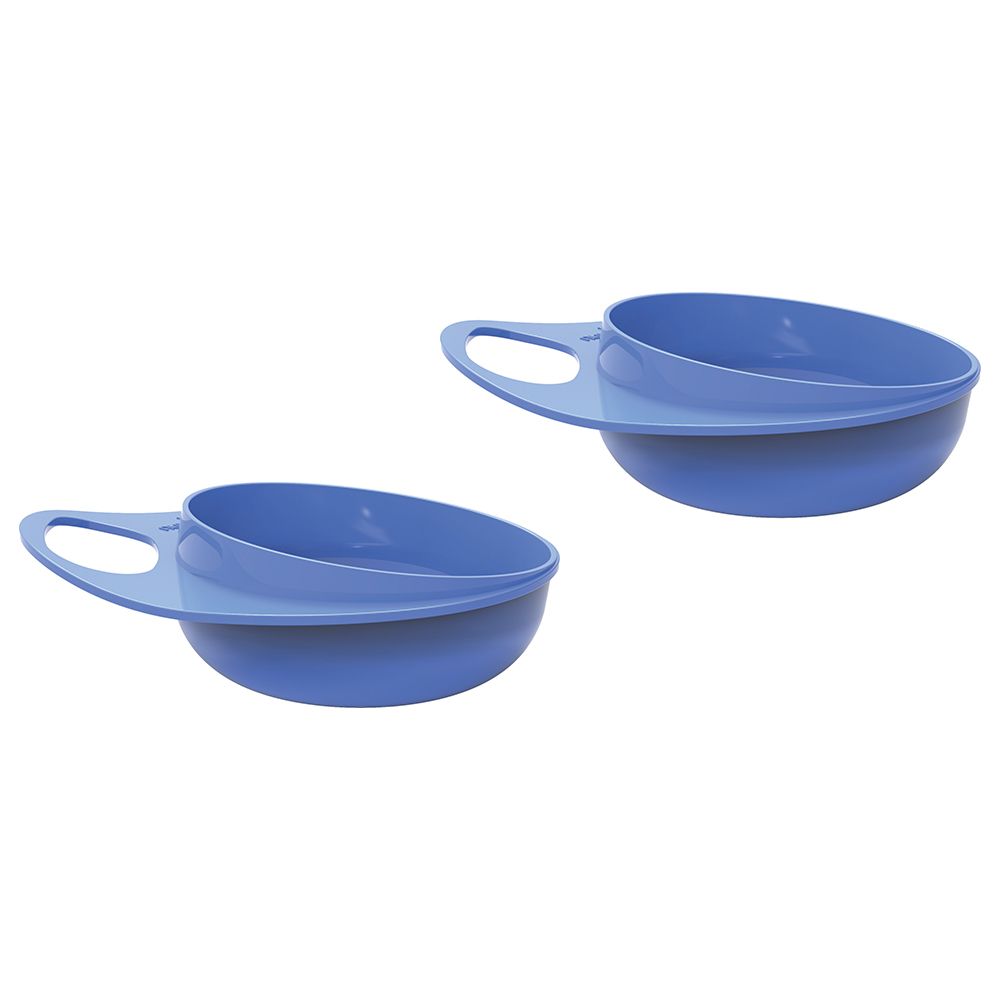 Nuvita - Feeding Easyeating Smart Bowl 2pcs - Blue