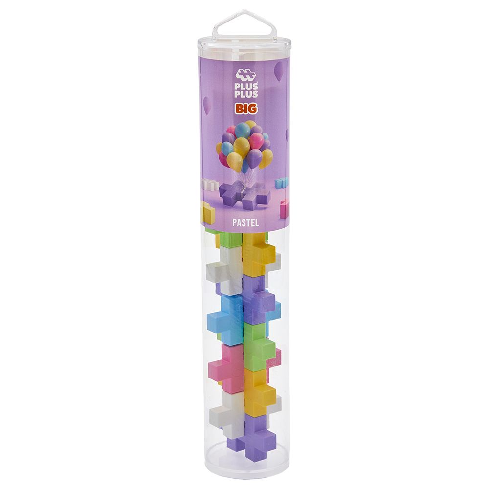 Plus Plus - Big Pastel Tube - 15pcs