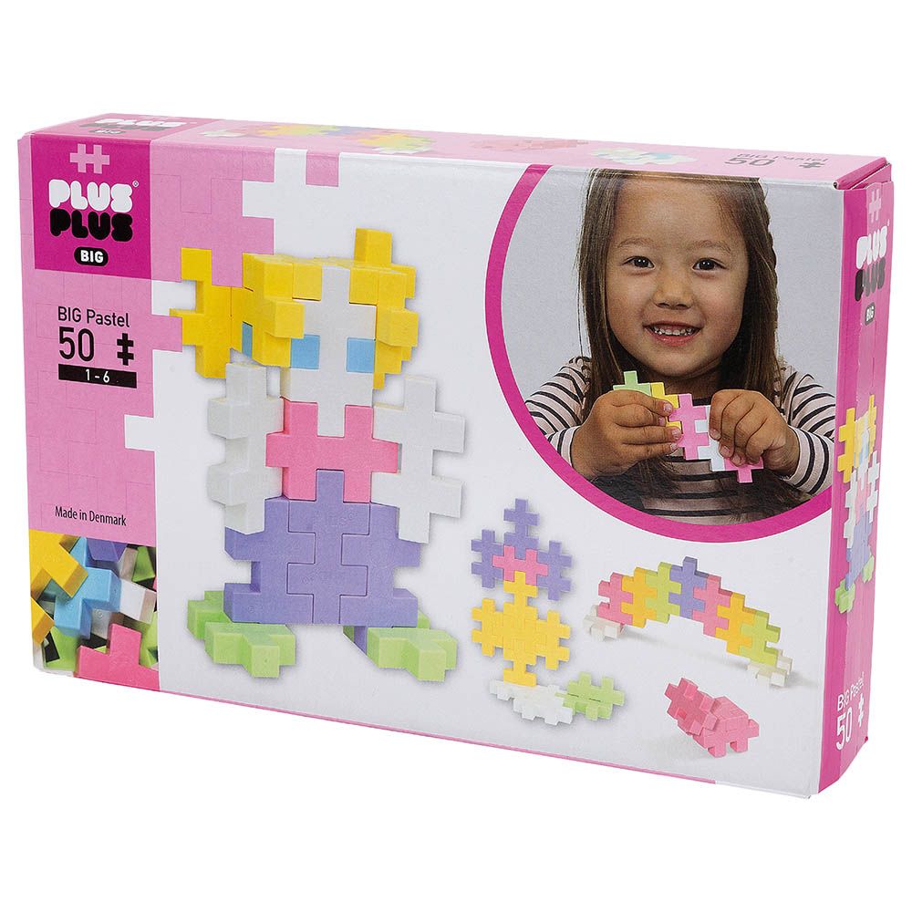 Plus Plus - Big Pastel Mix Set - 50pcs