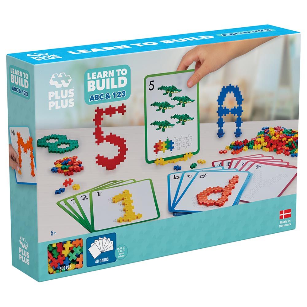 Plus Plus - Learn To Build Set - ABC & 123