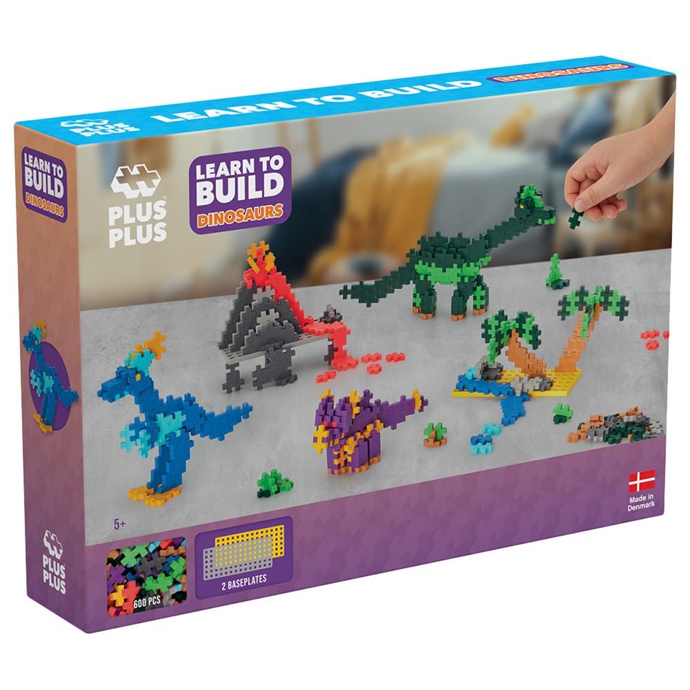 Plus Plus - Learn To Build Set - Dinosaurs