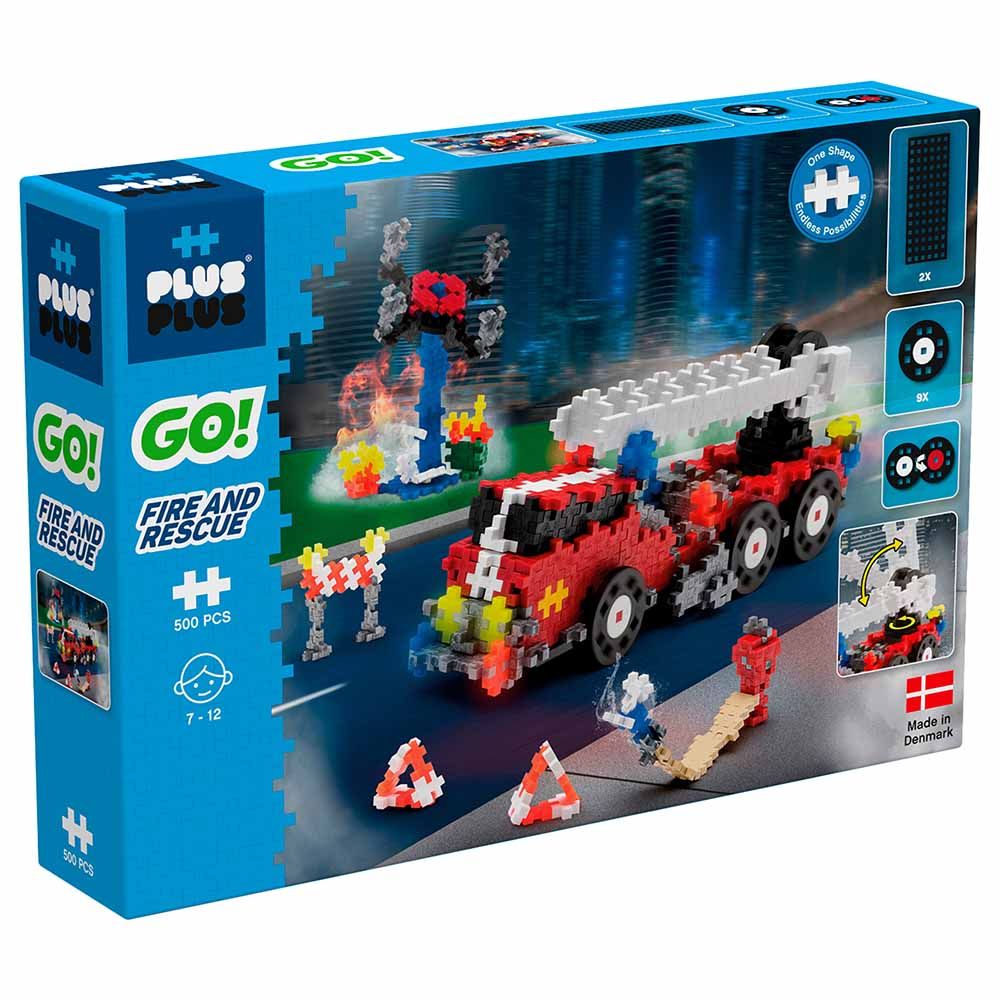 Plus Plus - Go Fire And Rescue Set