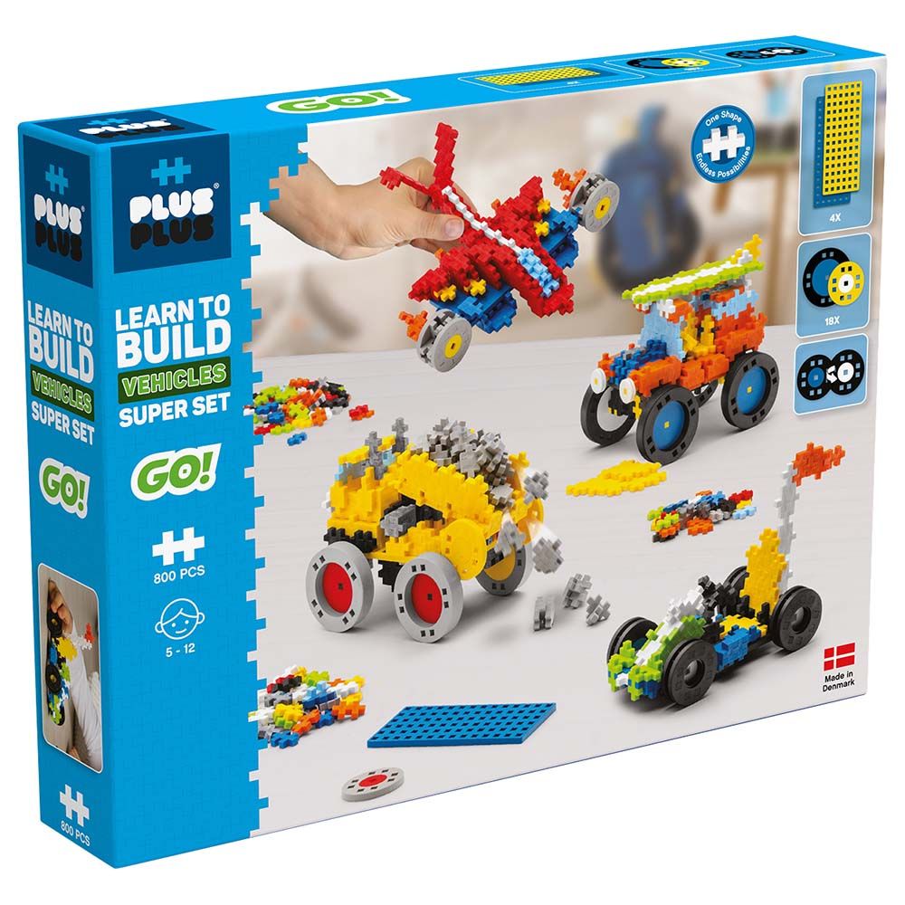 Plus Plus - Go Learn To Build Vehicles Super Set