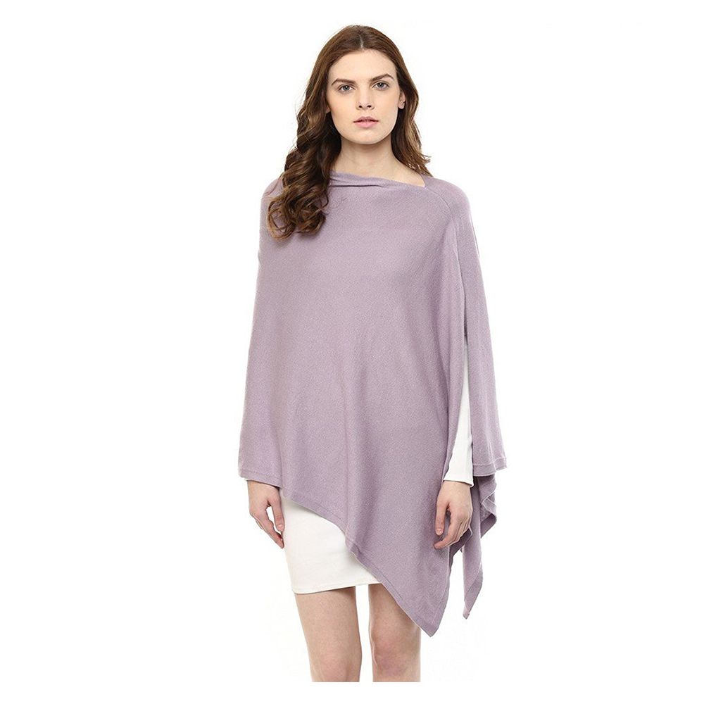 Pluchi - Maternity Poncho Rosette - Purple