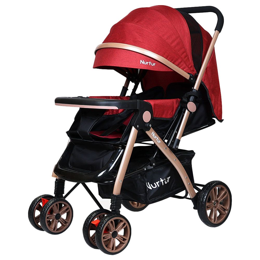 Nurtur - Wilder Travel Stroller - Red