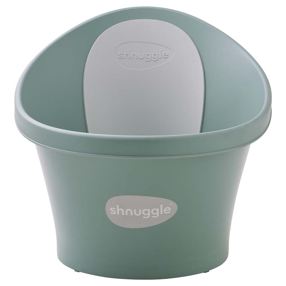 Shnuggle - Baby Compact Bath Tub W/ Plug - Eucalyptus