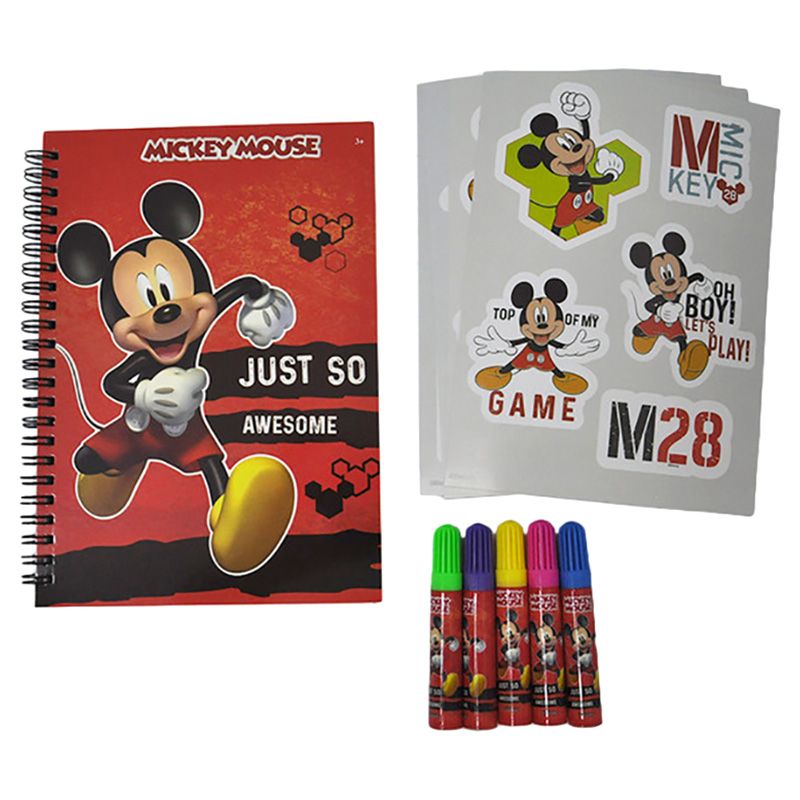 Disney - Mickey Stationery Set 12pc-Set - Red