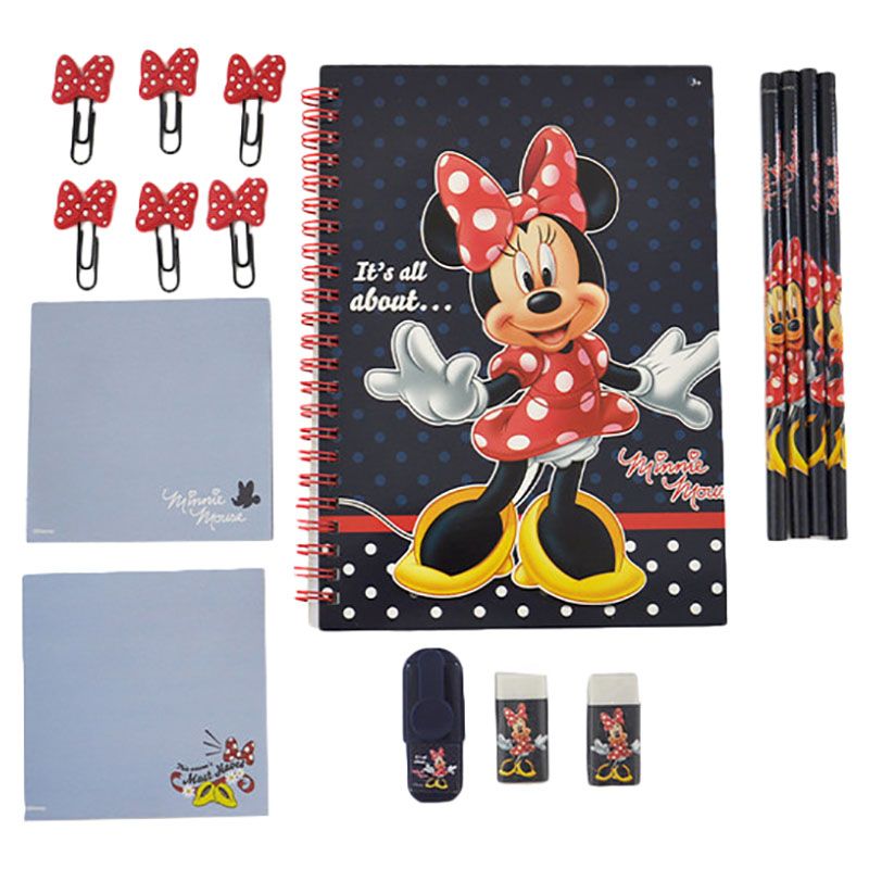 Disney - Minnie Stationery Set 16pc-Set - Blue