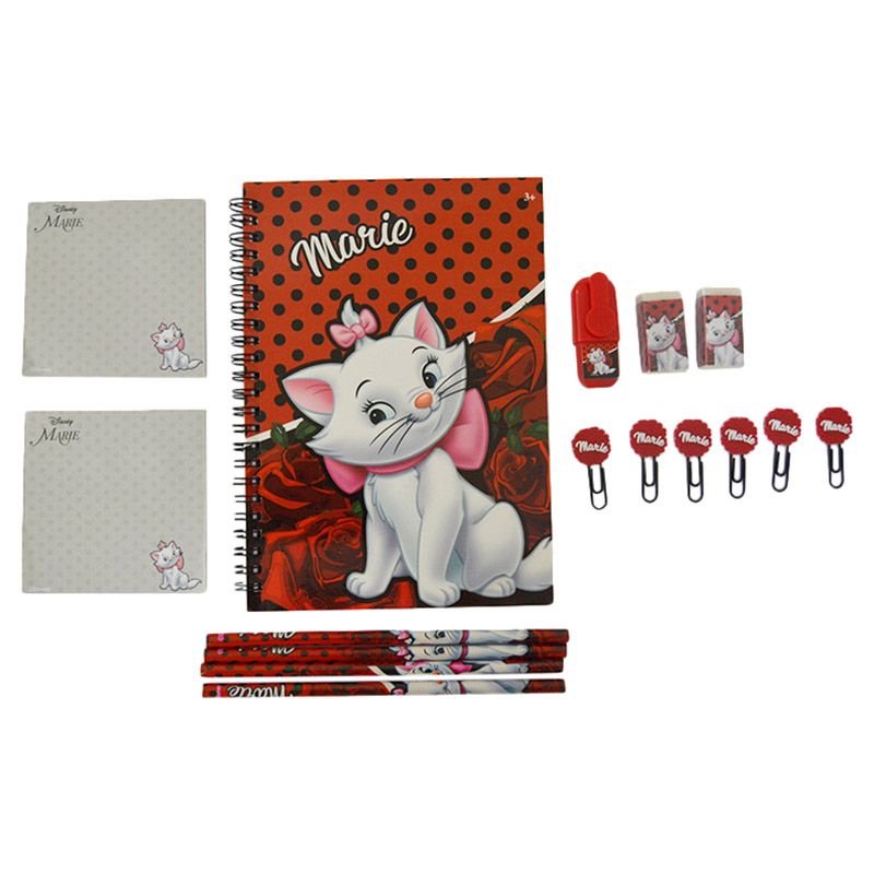 Disney - Marie Stationery Set 16pc-Set - Red