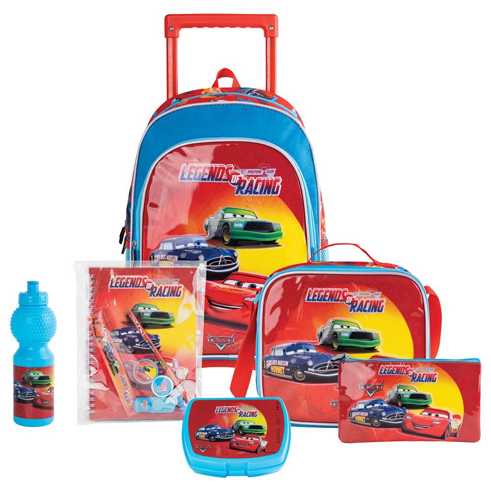 Disney - 6-In-1 Cars Legends Of Racing Trolley Box Set - 16-Inch