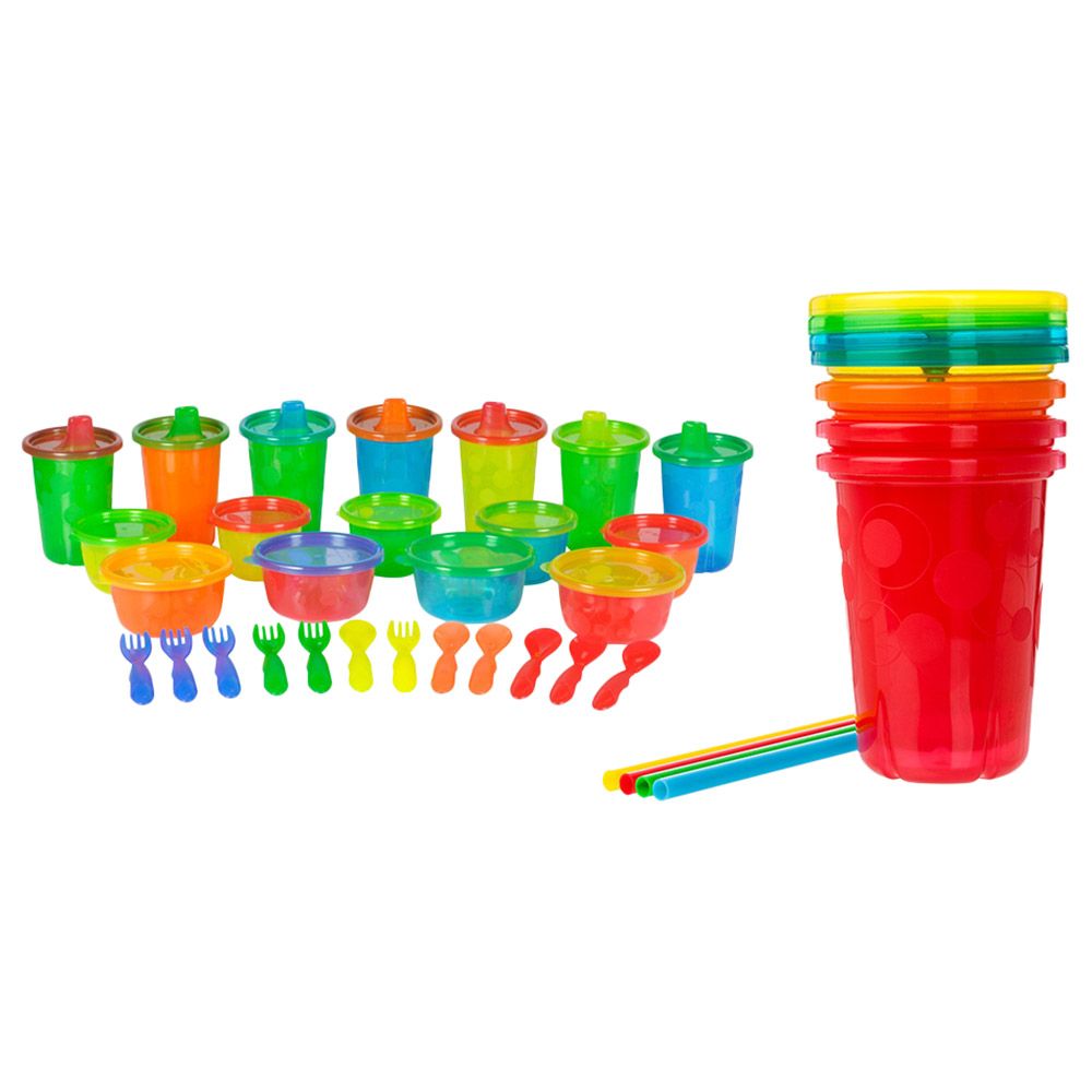 The First Years - Take And Toss Straw Cups & Feeding Set