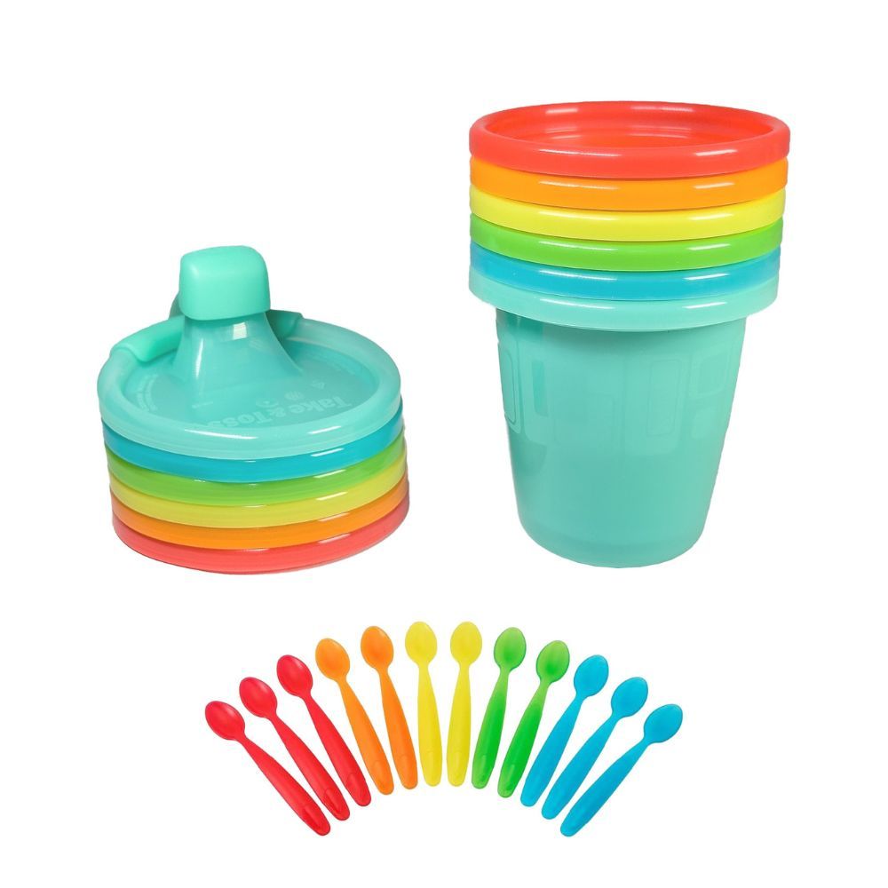 The First Years - Take & Toss Sippy Cups 7oz & Infant Spoons