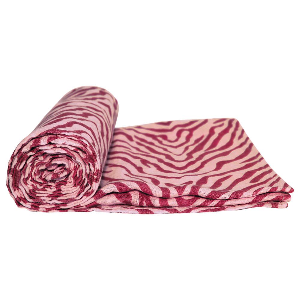 Tommy Lise - Muslin Swaddle - Marsala Tiger