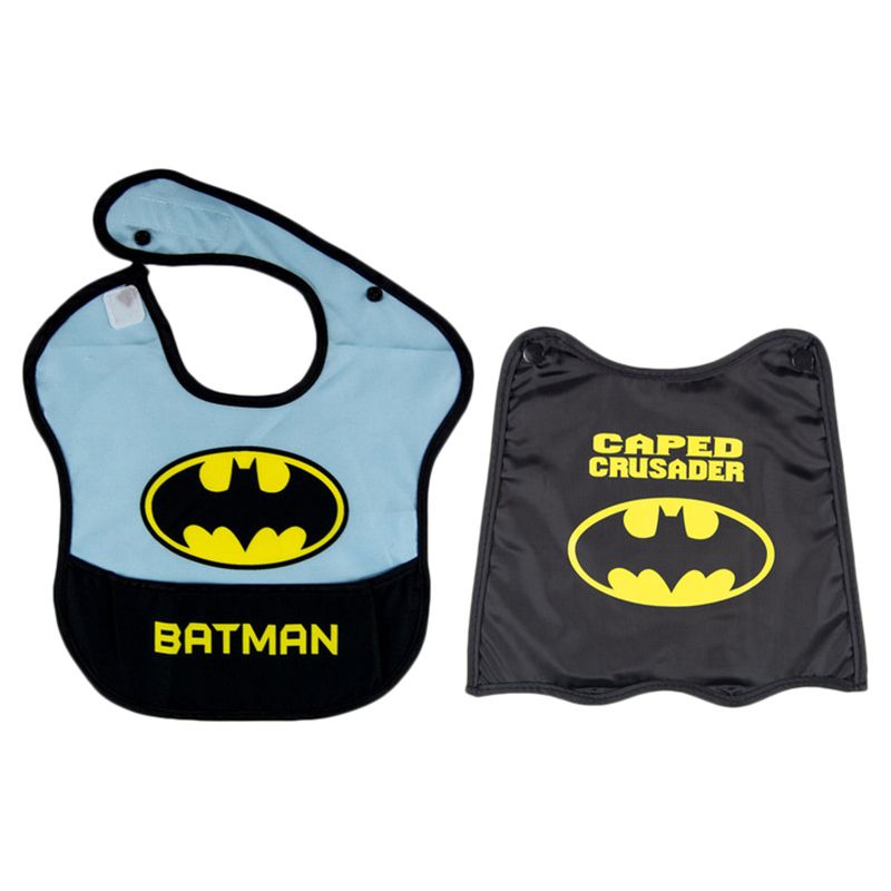 Wb - Batman Baby Bib With Cape