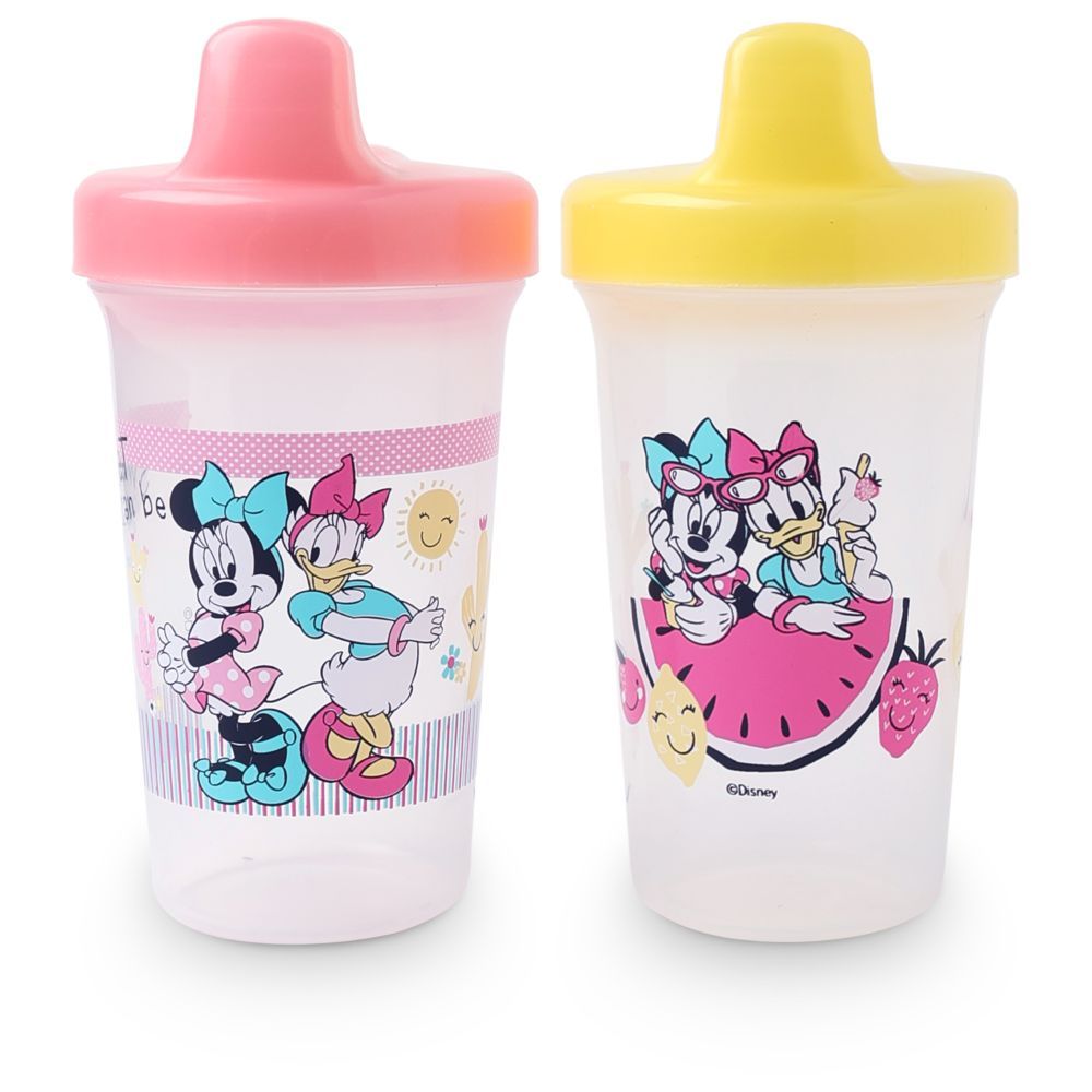 Disney - 300ml Baby Sippy Cup Pack of 2 - Pink/Yellow