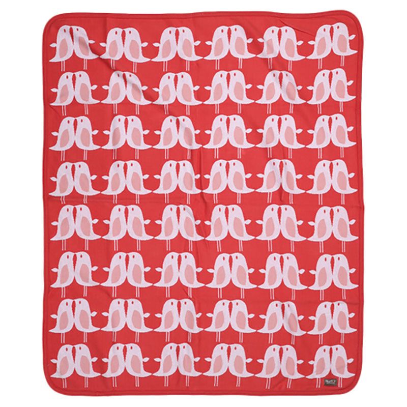 Nurtur - Soft Baby Blankets - Dolphin - Red