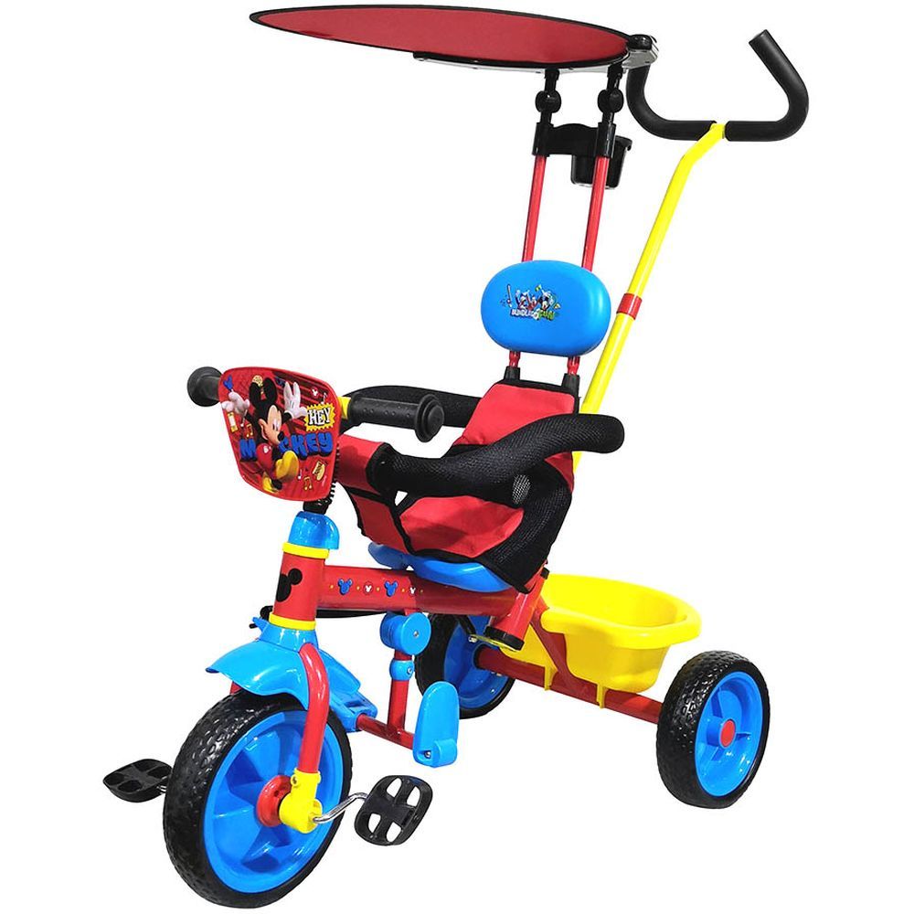 Disney - Mickey 3-in-1 Stroll N' Trike - Blue