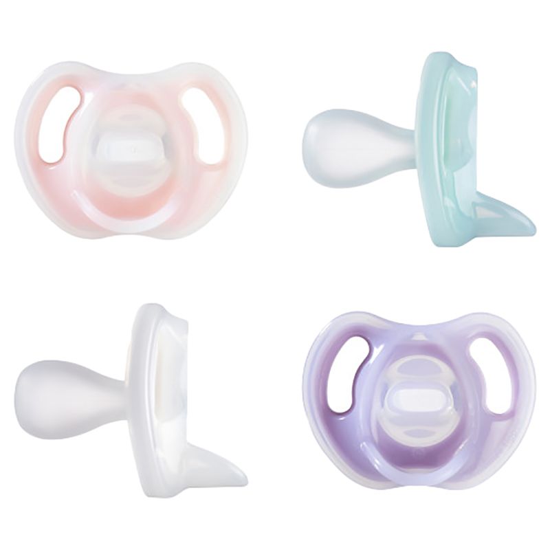 Tommee Tippee - Ultra Silicone Soother - 0-6M - Girl - Pack of 4