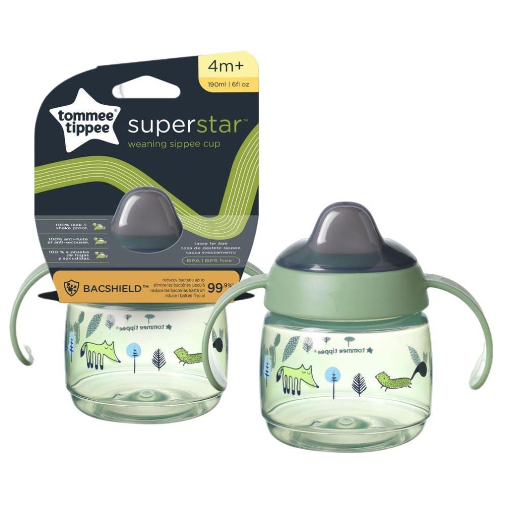 Tommee Tippee - Superstar Sippee Weaning Cup 190ml - Green