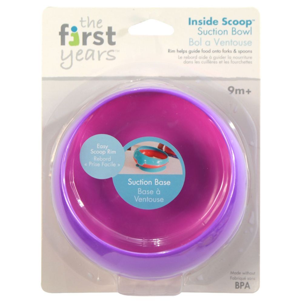 The First Years - Inside Scoop Suction Bowl - Pink